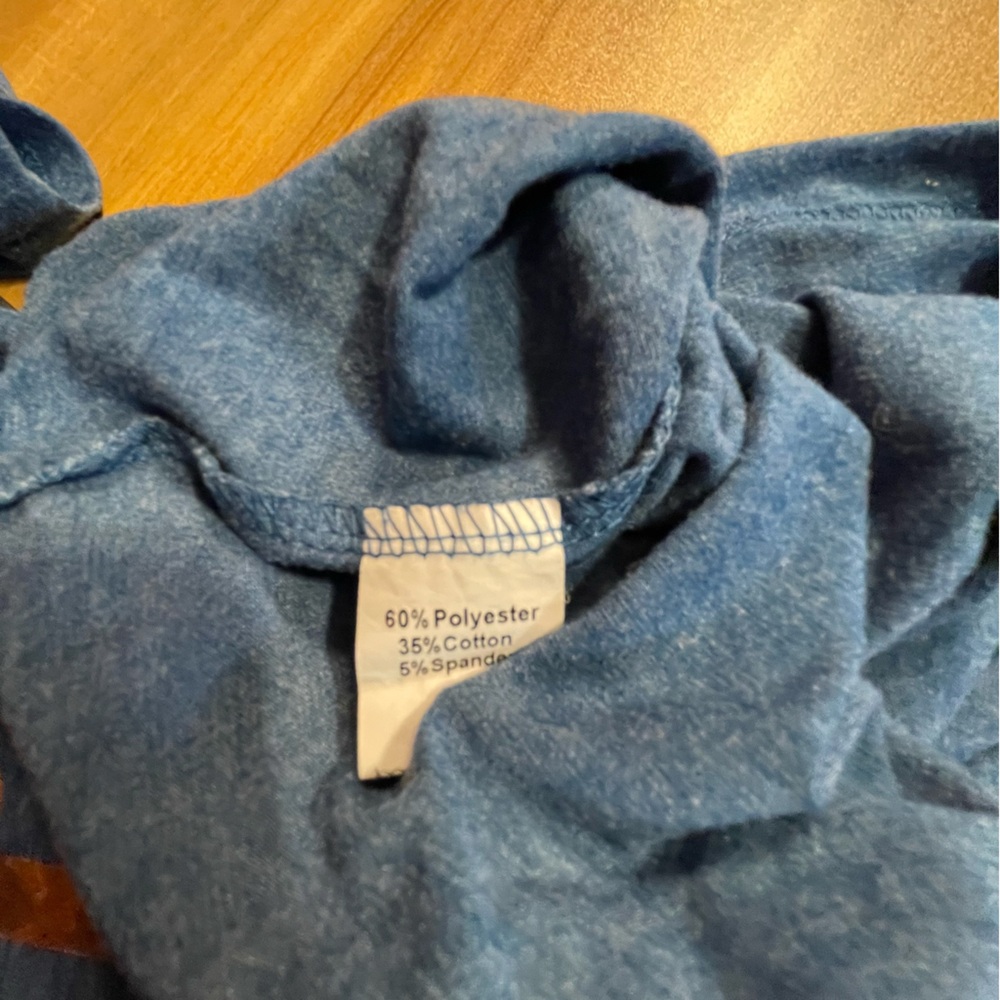 Blue T-Shirt with Mushroom Print - Picture 7 of 7
